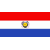 Static 50x50 pixel icon featuring horizontal red, white, and blue stripes with a small central emblem on the white stripe against a gray background.