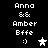 Pixelated text and symbols on black background with two states: one showing white star, other grayed-out star.