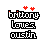 Pixelated text 'brittany lopes austin' with red star-like accents on white background, varying color and spacing across positions