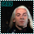 four identical pixelated images showing a person with long blonde hair and closed eyes against a dark background, each with a teal 'sexy' label in the top-left corner