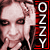Animated contact sheet of a person with blonde hair in multiple poses, each framed by vertical red text "OZZY" on the left side.