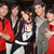 A four- with a group photo on top-left, purple background text on top-right and bottom-left, and gray on bottom-right