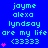 Blue background with repeated cyan text and pink symbols arranged in a pattern