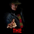 A pixelated character in a dark jacket and cap holds a pizza slice, with red text below changing across frames.