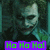 A pixelated image of a character with green hair and dark clothing, featuring the text 'Ho Ho Ho!' in purple and green.