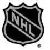 Black shield-shaped icon with silver border and diagonal 'NHL' text, showing pixelated animation changes across frames.