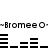~Bromee O~Bromee O~ appears above a black-and-white pixelated waveform pattern that shifts between two distinct states.