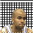 Animated contact sheet of a basketball player's face with repeated text "Tony Parker" in blue, displayed across multiple frames on a grid background.