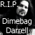 Static pixelated image featuring text and a grayscale portrait on black background with visible dithering and low-resolution rendering artifacts.