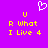 Purple background with yellow pixelated text reading 'U R What I Live 4' and a white pixelated heart symbol above the text.