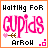 Animated icon featuring pink 'cupids' text with brown arrows, white background, and orange border; top-left corner displays 'Halfing FoF' in black text.