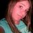 A pixelated image of a person with long brown hair wearing a teal top, set against a red background with blue text reading "Hello" and "hottie <3".