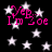 Black background with white stars and pink text reading "Yep... I'm Zoe" in a pixelated font, repeated four times across the image.