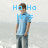 A pixelated image of a person in a light blue shirt and dark jeans standing on a beach with text overlays changing across frames.