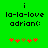 Green background with black text 'i la-la-love adrian:' and red/orange pixel flowers; show flower animation