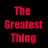 Red text on black background reads 'The Greatest Thing You'll Ever Learn Is Just To Love And Be Loved In Return' with a gray rectangle at bottom right.