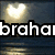 A static image shows a heart-shaped light over water with text reading 'braha is Hot' in bold white letters.