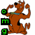 Animated cartoon characters including Scooby-Doo, a rabbit, Eeyore, Pluto, and Wubbzy with text overlays.
