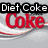 Animated sequence of Diet Coke bottle graphics with changing text overlays including 'Diet Coke', 'And', 'Mentos', 'Phibi &', 'BOOM!!!Erin', and date '8.20.08'.