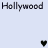 A static contact sheet of a 3x3 grid showing text fragments and heart symbols on a light blue background with pixelated edges.