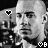 Black-and-white pixelated image of a person with short hair, two heart symbols above the head, and 'B' text below, showing animation where hearts alternate between black-filled and white-outlined states.