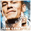 A static image of a person with short hair and a neutral expression, featuring a smaller inset image of the same person and text reading 'JOHN CENA' at the bottom.