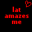 Red pixelated text 'lat amazes me' on black background with red heart symbol above left text block.