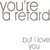 Animated text and heart symbols repeat across a white background with gray and purple elements.