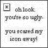 A grayscale pixelated image with a square icon on the left and four lines of text on the right, all rendered in low-resolution monochrome.