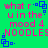 Green background with repeated pink and blue text reading 'what r u in the mood 4 NOODLES' alongside small blue square patterns.