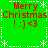 Green background with white snowflake and dashed border, displaying red "Merry Christmas ! :) <3" text in four identical quadrants.