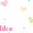 Pixelated heart shapes and text elements float on a white background with scattered colored dots.