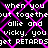 Black background with repeating white text and pink diamond-shaped lines forming a pattern