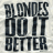 Pixelated text reads "ALMOST GOT IT BETTER" in bold, blocky letters on a light gray background with dark gray and white pixelation.