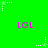 Green background with repeated pink 'LOL' text and white star-shaped cursor icons with dotted trails.