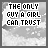 Static image with text "THE ONLY GUY A GIRL CAN TRUST" and "IS HER daddy" over a cloudy background, featuring star symbols and color variations in the word "HER".