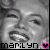 A four- of grayscale images showing a smiling woman with styled hair, each containing text and symbols