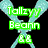 Two side-by-side pixelated images: left shows crossed swords with green text and colorful background; right shows soccer balls with green and blue text.