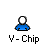 Pixelated avatar with blue shirt and white head, displaying multiple text phrases above it including 'damn!', 'shit!', 'ass!', and 'FUCK!!' across different states.