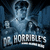 A static buddy icon featuring a blue-toned image of a character with the text 'DR. HORRIBLE'S' overlaid, alongside pixelated text reading 'What a crazy random happenstance!' on a blue background.