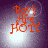 Four- of orange text 'Boy's Are Hot!' over a purple and white nebula background with shifting light effects