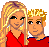 Pixel art contact sheet showing three frames of an animated icon with cartoon characters and red text reading "It's Okay To Be Taller Than Your Boyfriend!"
