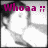 A four- displays a grayscale anime-style character with pink text overlays reading "Whoaa ::", "Its ::", and "Maria !!"