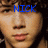 A four- shows a person with curly brown hair and light skin; the top-left displays blue text 'NICK', top-right 'JONAS', and bottom-left '<33' over the face
