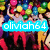 Pixelated crowd scene with multiple figures holding colorful balloons, overlaid with cyan text reading 'oliviah64 loves one direction' in a stacked layout.