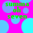 A static image with a bright pink background featuring scattered light blue circles and green text reading "summa oh seven" in a pixelated font.
