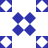 Four blue diamond shapes arranged in a 2x2 grid on white background, with four corner squares containing white diamonds inside blue borders.