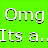 Green background with white pixelated text reading "Omg Its a... LIGER" next to an image of a lion-like creature in a natural setting.