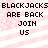 Pixelated text on a pink and white striped background with small dots, repeated in four identical