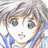 A pixelated anime-style character with light brown hair and green eyes on the left, next to a black background with white text reading "Anime IM" above smaller stylized text "cOw" on the right.